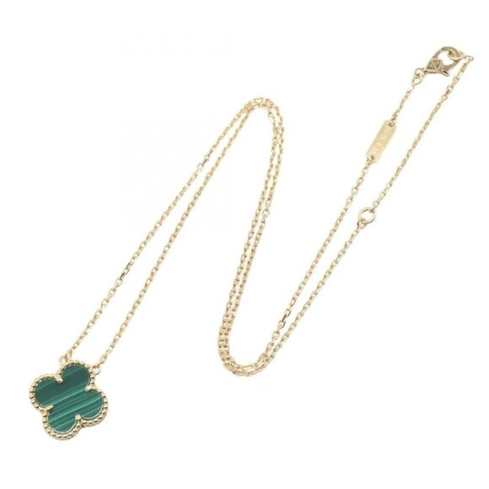 Van Cleef & Arpels 18K Vintage Alhambra Pendant Necklace w/Box, Bag, Docs